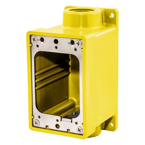 Yellow Weatherproof Boxes 